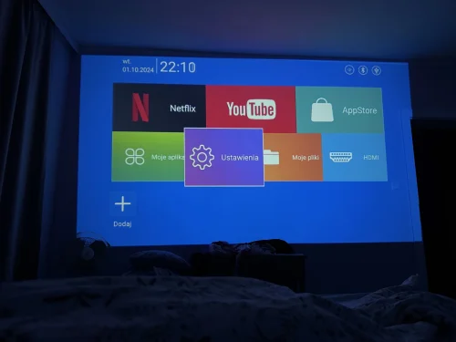 RetroPlay – Projektor smart z Wi-Fi i androidem | Przenośne kino domowe! photo review