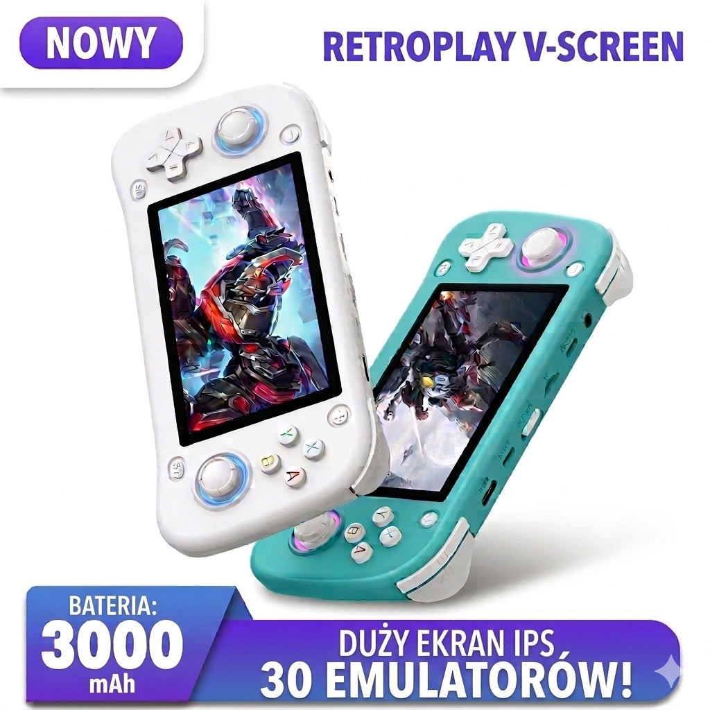 RetroPlay V-Screen | 30 000+ Gier | Design Premium